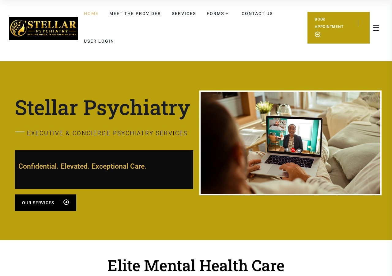 stellapsyc.com homepage Project screenshot